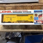 Lionel Guage Box Car 6-9819. Fixed Price $18.99.