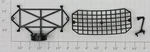 Lionel 3540-5 Black Radar Antenna Screen Kit (1). Fixed Price $7.00.