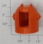 Lionel 3520-15 Orange Searchlight Housing Hood Only. Fixed Price $7.00.