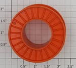 Lionel 6561-15 Orange Cable Reel Without Wire. Fixed Price $5.00.