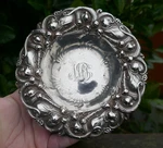 Antique A. Newsalt Sterling Silver Repousse Bowl - Model Number 6194 / 66.4G.. Fixed Price $149.95.