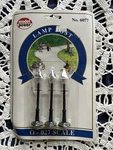 Scale Lamp Post Model Vintage 14V Power Brand 3 Pack New Box Sealed. Fixed Price $13.43.