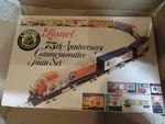 Lionel 75TH Anniversary Train Set Gauge 6-1585 U36B Diesel Engine & Cars. Fixed Price $260.00.