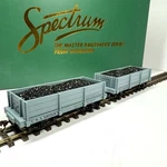 ON30 Scale Bachmann Spectrum 18 Freight Car Low Side Gondola 26532. Fixed Price $59.00.