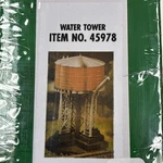 Bachmann Trains 45978 Plasticville U.s.a. Buildings Classic Kits - Water Tower. Fixed Price $39.95.