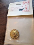 Grandt Line ON3 Scale #2117 Boiler Front, Brass, Mich. Cal. Shag. Fixed Price $9.99.