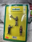 Railking One-gauge 3-PIECE Workman Figure Set #2, 70-10004, New. Fixed Price $11.99.