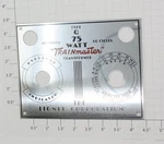 Lionel Q-23 Metal Transformer Nameplate. Fixed Price $8.00.