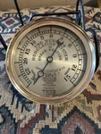 Vintage Brass Warren Webster & Co. Steam Gauge 1893. Fixed Price $135.00.