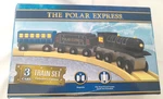 Masterpieces The Polar Express Wood Toy Train Set Magnetic 3-PIECE 41985. Fixed Price $15.29.