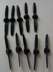 Lionel 6800-60 Set Of 10 Black Propelers New No Pins Super Sale Repoduction. Fixed Price $15.00.