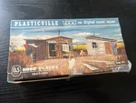 Plasticville 1627 Rare Hobo Shacks Original Box. Fixed Price $43.00.