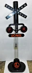 Lionel Railroad Crossing Piggy Coin Bank 4' Tall Rr #18743 New Box 1555. Fixed Price $195.00.