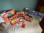 Lionel Train Collection: 2 Sets, Several Misc Pieces, Decor, And Wiring. Fixed Price $700.00.