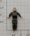Lionel 50-83 Gauge Olive Green Rotating Crew Man Figure (50). Fixed Price $150.00.
