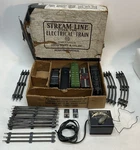 Louis Marx Stream Line Steam Type Electrical Train Set # 25240 - Read. Fixed Price $180.49.