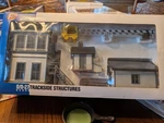 Cornerstone, O-27 Trackside Structures Set #933-2703 Built-ups, Nib. Fixed Price $44.99.