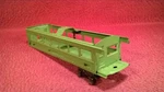 Lionel Prewar 2641 Observation Car - Green Tinplate Shell W/ Rear Truck Frame. Fixed Price $12.95.