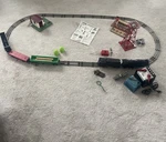Vintage Lionel Train Set Transformers Locomotive 16 Track Pcs Beacon Gateman. Fixed Price $74.99.