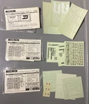 Lot Of 3 Comb. Frt 219-01 Burlington North White Decal Stickers Ho (5). Fixed Price $10.00.