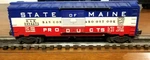 Lionel 3494-275 Operating State Of Maine Boxcar Very Good Condition.. Fixed Price $125.00.