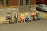 Bachmann Scenescapes 33161 Scale Seated Platform Passengers Figures (6 Pack). Fixed Price $16.99.