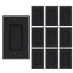 10 Pack Decora Light Switch Black, Single Pole Paddle ROCKER,15A 120V/277V. Fixed Price $26.24.