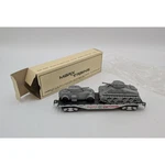 Nib Marx Trains Un-forces Flatcar Military Tanks No. 7331-1. Fixed Price $34.99.