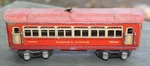 Lionel Lines Prewar Gauge 1690 Pullman Red Passenger Car B2. Fixed Price $14.00.