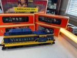 Lionel -6-11934 Virginian Rectifier Freight Set- L2087. Fixed Price $263.10.