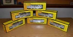 Six (6) Rail King Pennsylvania Passenger Guage Car Train 30-6070S Video Ln. Fixed Price $199.99.