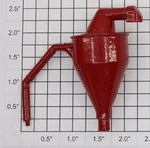 Lionel 464-21 Diecast Painted Red Sawmill Dust Collector. Fixed Price $7.00.
