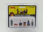 Woodland Scenics A2727 Checkers Players Old Men Dog Retired People Figure Set. Fixed Price $28.99.