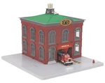 2014 Mth 30-9157 Operating Firehouse Engine Company 49 W/ Firetruck. Fixed Price $399.99.