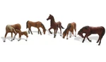 Woodland Scenics Scale Animals Chestnut Horses A1842. Fixed Price $16.08.