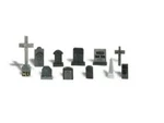 New Woodland Scale Tombstones Train Figures A2164. Fixed Price $22.19.