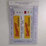 Microscale Decals: Signs, Propane Terminal, Superior 1995+. Fixed Price $12.95.