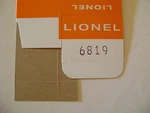 Lionel 6819 Flatcar W/helicopter Licensed Reproduction Window Box. Fixed Price $7.49.