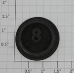 Lionel 249E-20 Black 12-SPOKE Plain Wheel With Rim And Flange. Fixed Price $5.00.