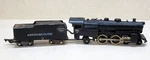 American Flyer 302 Ac Steam Loco + Tender, Gauge, 1940S - 1950S. Fixed Price $35.00.