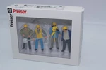 Preiser 63065 Track Workers Standing 4 Figures Gauge 1:32 Original Box New. Fixed Price $33.92.