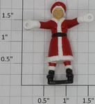 Lionel 18403-51 Rubber Mrs. Santa Claus Hand Car Figure (10). Fixed Price $60.00.