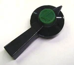 22-85 Lionel Lw Transformer Black Handle With Green "l" Jewel & Clip. Fixed Price $11.95.