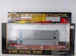 K-line Worldwide Intermodal Santa Fe Gunderson Well Car W/2 Containers Pre-owned. Fixed Price $59.99.