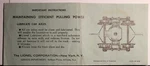 Lionel Important Instructions Maintaining Efficient Pulling Power. Fixed Price $9.89.