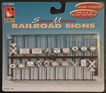 Life-like Scenemaster Scale Railroad Signs Pack Sealed 1704 Gauge Lionel. Fixed Price $20.00.