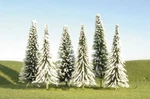 Bachmann 32202 Scale 8" - 10" Pine Trees With Snow Scenescapes (3 Pk). Fixed Price $23.69.