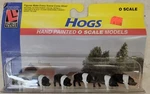 Life-like Trains, Hogs, Handpainted, Scale, 6 Figurines, Nip (11R). Fixed Price $11.95.