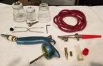 Paasche Airbrush Set/bundle Pictured. Blue 62 & Siphon Feed +. Fixed Price $100.00.