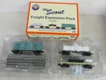 Lionel "the Scout" Freight Expansion Pack 6-30135, Scale, Nib. Fixed Price $90.00.